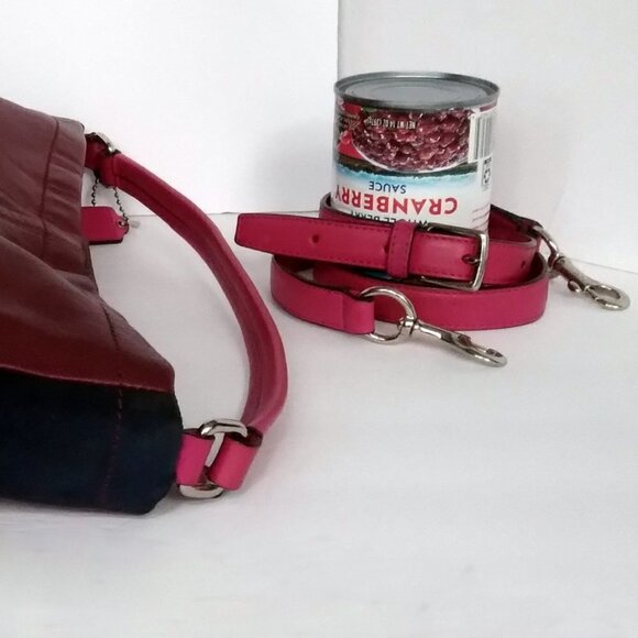 Coach Park Quilted Colorblock Crossbody Satchel Practical Vibrant Statement Bag - Picture 4 of 15